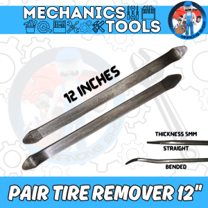 Tire Remover Pair Panikwat ng Gulong Chrome Vanadium Steel