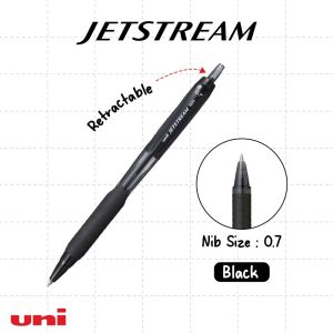 [SXN-101] 0.7mm BLACK Uni Jetstream Ballpoint Pen | Ultra Smooth Writing | Quick-Drying Ink for Precision