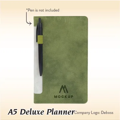 2027 Deluxe Planner with Pocket Business Corporate | Diary | Notebook | Buku Nota Cacatan | 03DEP 日记本
