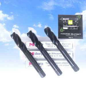 Tap Mesin M12 HSS tap mesin spiral M12x1.75