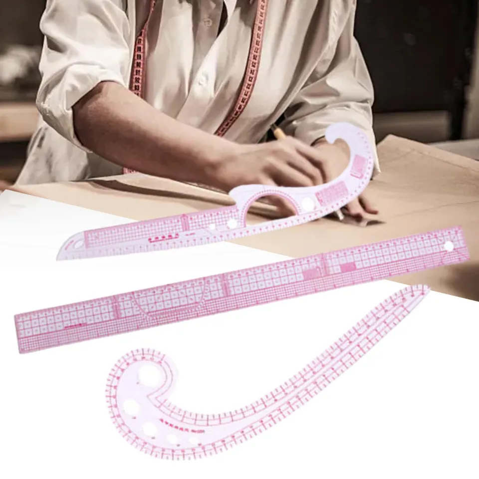 8PCS French Curve Template Ruler Set Sewing Tailoring Dressmaking Fashion Tool