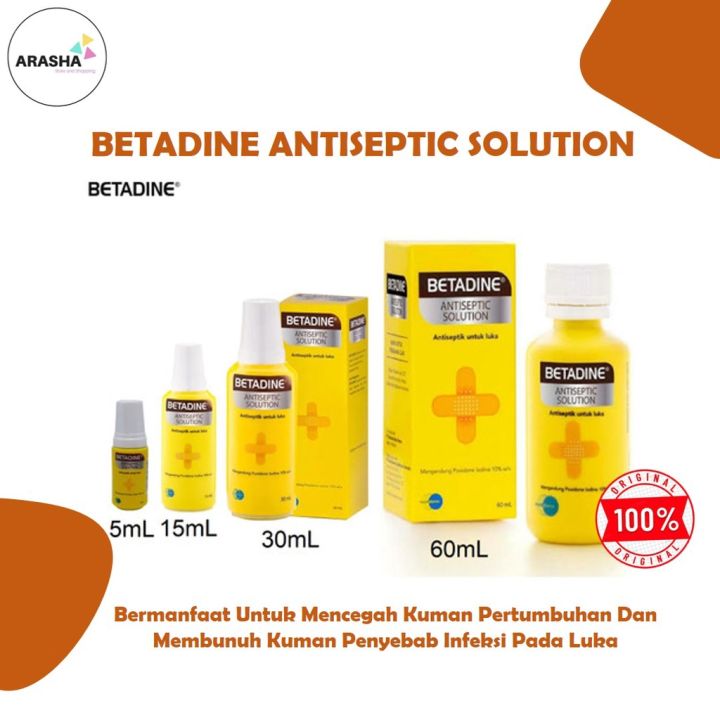 BETADINE Antiseptic Solution Antiseptik Untuk Luka Membunuh - Main Image