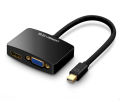 DÂY CHUYỂN ĐỔI UGREEN 10439 MINI DISPLAYPORT TO HDMI+ VGA. 