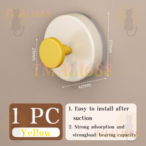 [✅Preferred Seller] Macaron suction cup wall hooks no need to drill holes no marks bathroom hooks kitchen hooks