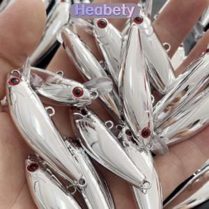 Heabety Luya Bait Mạ Điện Bạc 6.5G Sequin Nước Biển Tây Ban Nha Cá Thu Và Bass