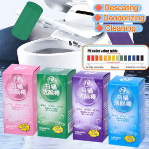 Blue bubble concentrated descaling and deodorizing toilet bowl cleaner