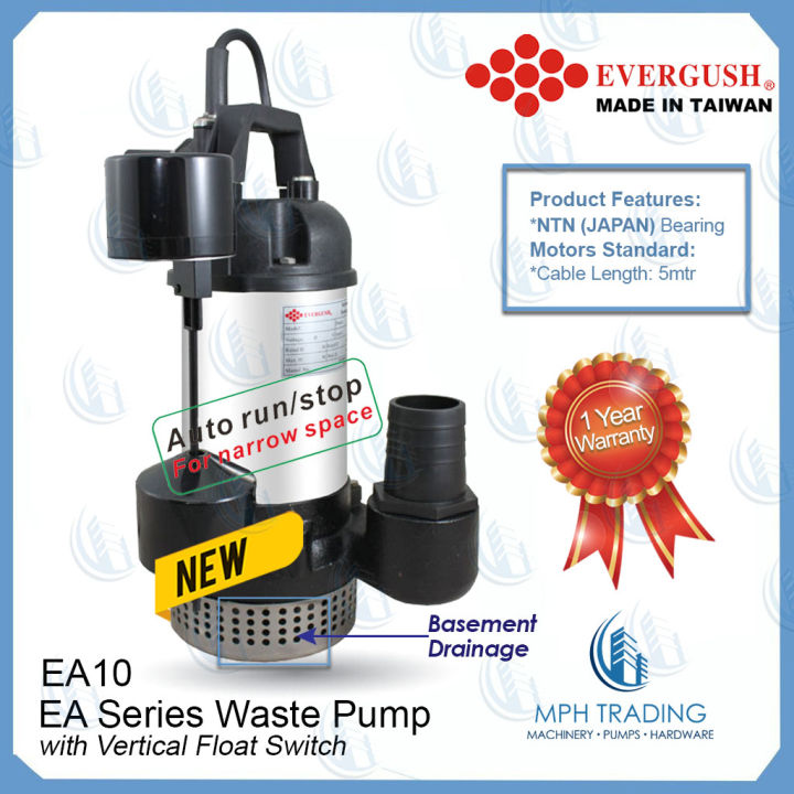 Evergush EA10 EA10T EA10A Submersible Water Pump Multipurpose Koi Pond ...