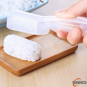 Seeko DIY Sushi Bento Mould Japan Onigiri Sushi Mold Non Stick Press Rice Ball Maker Bento Tool