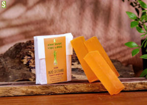 [CHÍNH HÃNG] Xà Phòng Thảo Dược Nghệ Sả Chanh HTX Sinh Dược xà bông thiên nhiên an lành - 100g