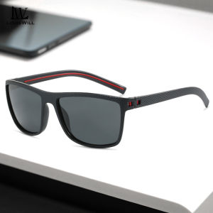 LouisWill Fashion Men’s Sunglasses Classic Sunglasses Square Sunglasses UV400 Polarized Sunglasses Eyewear Ultra Light Elastic Leg Anti Glare Glasses Outdoor Sports Driving Sunglasses
