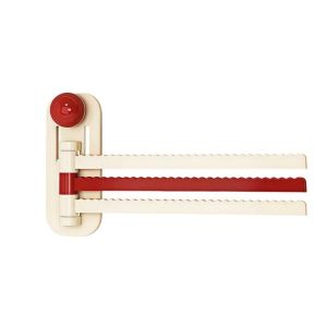 U85IS1 Self Adhesive Rotating Towel Rack Wall Mounted Plastic 180° Swivel Towel Rack Space Saving Toilet Towel Rod For Kitchen
