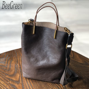 BeeGreen Women Soft Genuine Leather Small Shoulder Bag Minimalist Handbag Elegant Underarm Bag Fashion Commuter Bag Casual Sling Bag with Removable inner bag