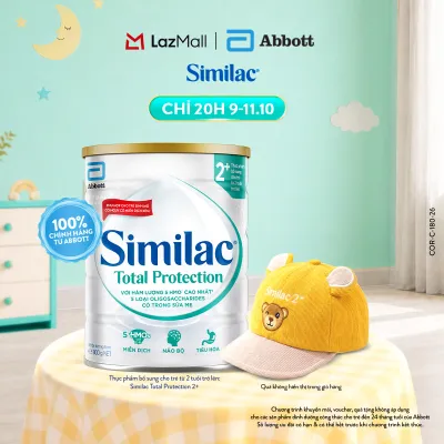 Sữa bột Similac TOTAL PROTECTION 2+ 800g + Nón gấu