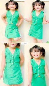 FREE SHIPPING & COD Casual Classy Elegant  Summer Wear GIRL Chaleko Vest and Skort  Set Terno for Girl Kids - 4 to 14 years old   - classy and elegant - timeless classic  - timeless piece - casual office  party - classic piece - super kapal ng tela - hi