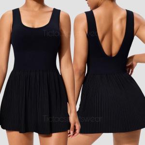 NAMIRA TENNIS DRESS WITH SHORT / SETELAN DRESS OLAHRAGA WANITA YOGA GOLF