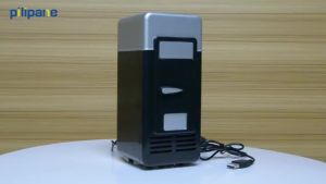 Fridge  USB Fridge Insulated Cooling Small Portable Low Decibel Energy Saving Semiconductor Refrigeratior for Bedroom  Car  Office Desk & Dorm Room (Red)