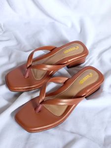 SANDAL HEELS Sandal wanita hak 3 cm/Sandal casual non slip sendal wanita kekinian.sandal nyaman#sandal elegan