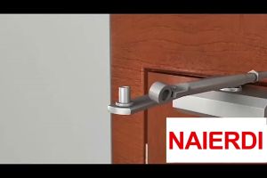 WH NAIERDI Hydraulic Buffer Door Closer 25KG to 80KG Adjustable Speed Automatic Door Closing Equipment Mute Soft Closing Door Hardware