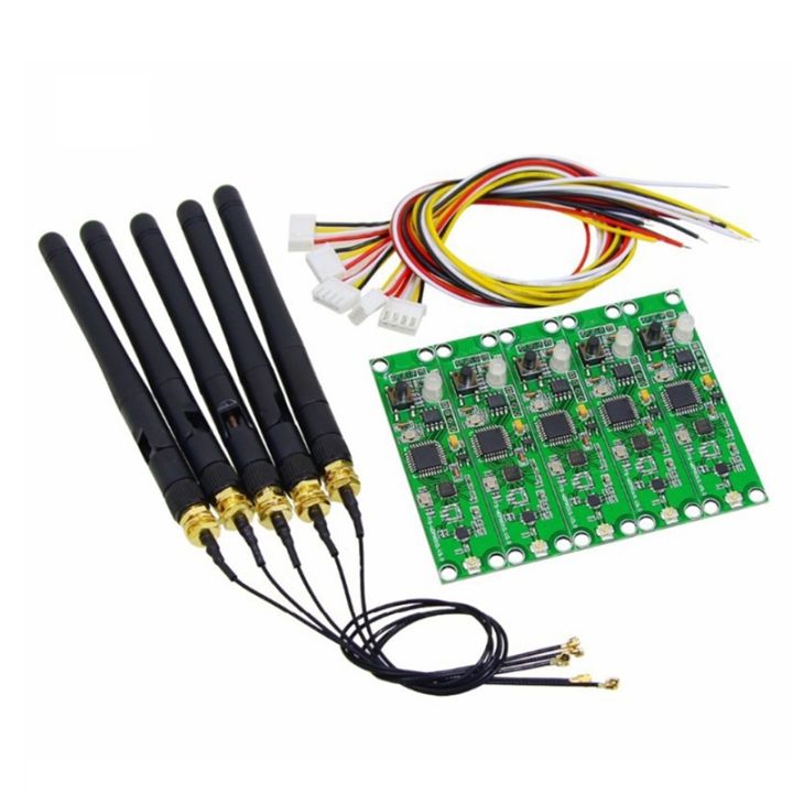 5Pcs 2.4Ghz Wireless DMX 512 Transmitter Receiver PCB 2 in 1 Module ...