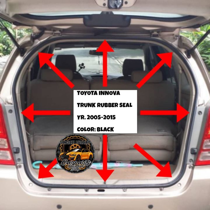 Toyota Innova Trunk Rubber Seal / Replacement Lazada PH