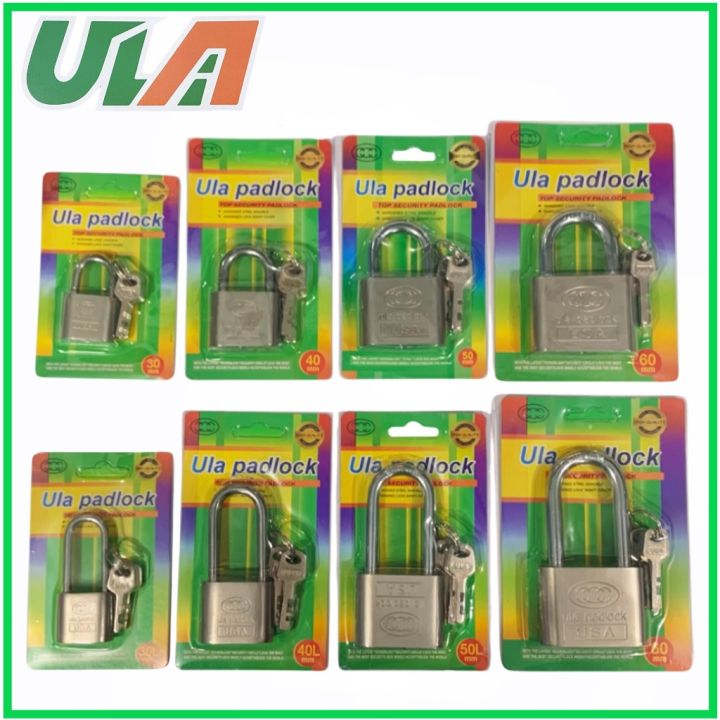 ULA Padlock Short&Long Shackle w/ 4keys | Lazada Philippines