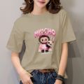 LABUBU tshirt women Ladies Tshirt Cotton Round Neck Tshirt Korean Shirt For Women Tees womens tshirt original t shirt for women tshirt for women Tshirt Cotton for women t shirts for women panglakad Tshirt women. 
