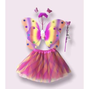 Bộ Cánh bướm có đèn - Kèm Váy cho bé hóa trang Nàng tiên bướm siêu đáng yêu