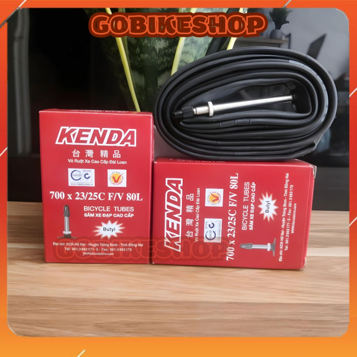 Ruột xe đạp Kenda 700x23C Van FV80L, FV60L, AV45L, săm xe đạp Kenda ...
