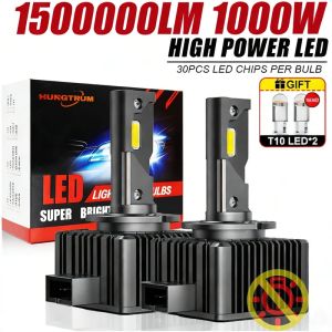 2026 D1S D3S LED Canbus Headlight Bulb D4S D2S D8S D1R D2R D3R Xenon High Power Turbo Led Lights for Car Ultra Powerful Auto Headlamp
