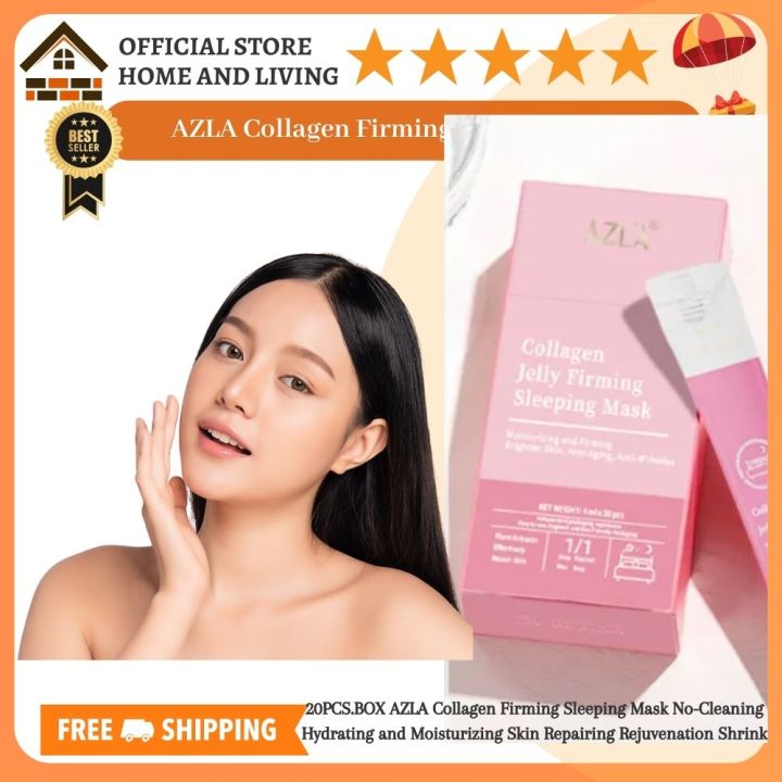 Original 20PCS.BOX AZLA Collagen Firming Sleeping Mask No-Cleaning ...