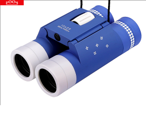 10X25 Cute HD BK7 Prism Compact Folding Telescope Suitable for Sports Events Exploring the Outdoors
