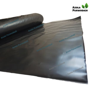 Plastik HDPE Geomembran 200 micron 4 x 35 meter untuk kolam / tambak