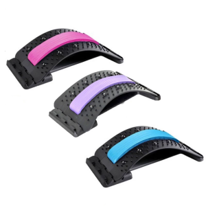 Cáng sau lưng cho đau lưng dưới Relief 4 cấp độ ngang lưng có thể điều chỉnh trở lại bảng Cracker nứt thiết bị máy mát-xa lưng