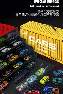 Mobil Mini Mainan Anak (48pcs) Pullback Mix Colorfull Racing Car Besi alloy Kid Toys bentuk kontener