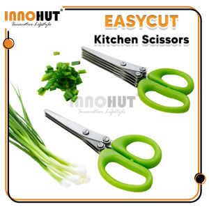 Innohut 5-Blade Multi-Purpose Kitchen Scissors Kitchen Cooking Tools Gunting Dapur 5 Bilah Serbaguna Alat Dapur