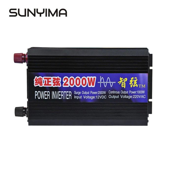 Panel Psw POWER INVERTER SOLAR PANEL PLTS PSW PURE SINE WAVE 2000 WATT 12 VOLT ...
