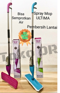 Spray Mop / Alat Pembersih Lantai Bisa Semprotkan Air./ Bolde / Stainless