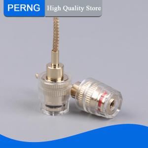 [PERNG] Tehe 2 4 cái đầu nối chốt chuối cái đến 2mm đầu cắm cáp Hifi đầu cắm dây đồng bện