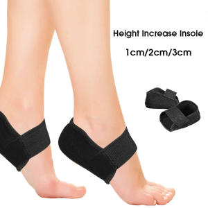 Height Increase Insole Half Heel Protectors Heightening Shoes Sole Pad Shock Absorption Lift Heighten Foot Cushion