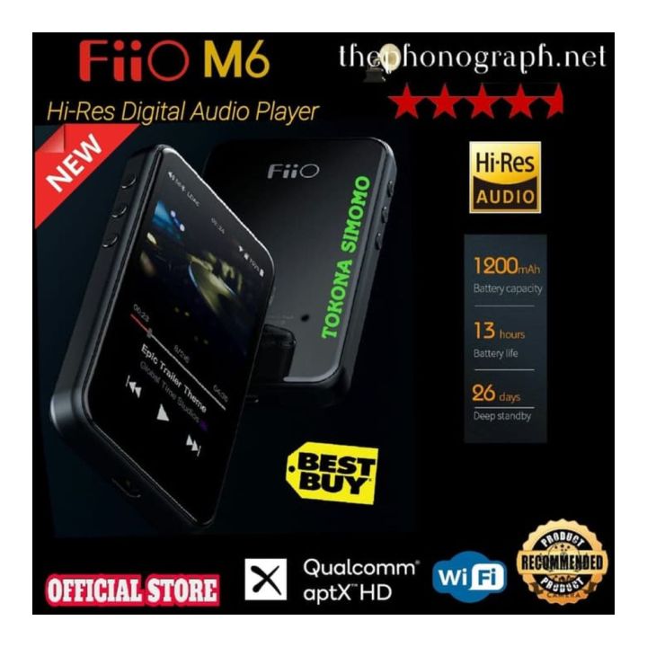 Fiio M6 Hi-Res Digital Audio Player Original