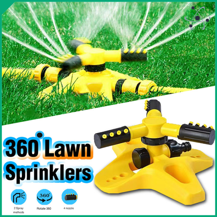 Updated Garden Sprinkler 360 Automatic Rotating Adjustable Water Sprinkler Lawn Sprinkler Updated Garden Sprinkler 360 Automatic Rotating Adjustable Water Sprinkler Lawn Sprinkler