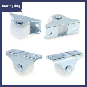 matingting 4pcs 1 inch ngăn kéo bánh xe nhựa Directional Caster hướng dẫn đồ nội thất nhỏ ròng rọc