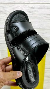 Morstyle Shop Sandal Dodoni BN 862 Sandal Kulit Pria Sandal Tali Dua