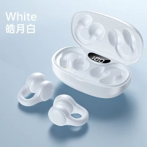 Beiziye TWS X58 Wireless Bone Conduction Headphones Bluetooth Earphones Waterproof Sports Earbuds Earring Ear Hook with Mic Headset Digital Display Sports Portable Mini