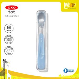 OXO Tot On-The-Go Baby Feeding Spoon with Casing