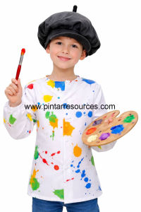 READY STOCK Cosplay Kids Children Artist Pelukis Occupational Career Ambitions Costume Pakaian Hari Kerjaya Kanak-kanak