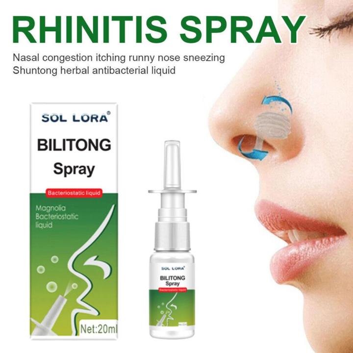 20ml Rhinitis Nose Spray Nasal Spray Chronic Sinusitis Nose Care Natural H6Z7 Herbal Lazada
