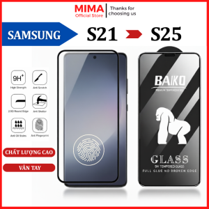 [Dùng Vân Tay] Cường lực Baiko Samsung S25ultra S24ultra S21 S21+ S22 S22+ S23 S23+ S24 S24+ S25 S25+ S22plus S23plus S24plus S25plus có hỗ trợ mở khóa vân tay
