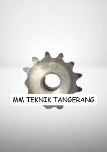Sprocket RS 25 x 13 T Gear Rantai Single Gir gigi Z 13T RS25 -1 25Z13 25X13T 25-1 tipe B