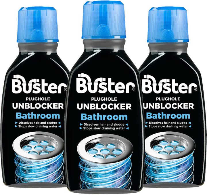 [Bundle Available!] Buster Bathroom Plughole Unblocker 300ml Lazada
